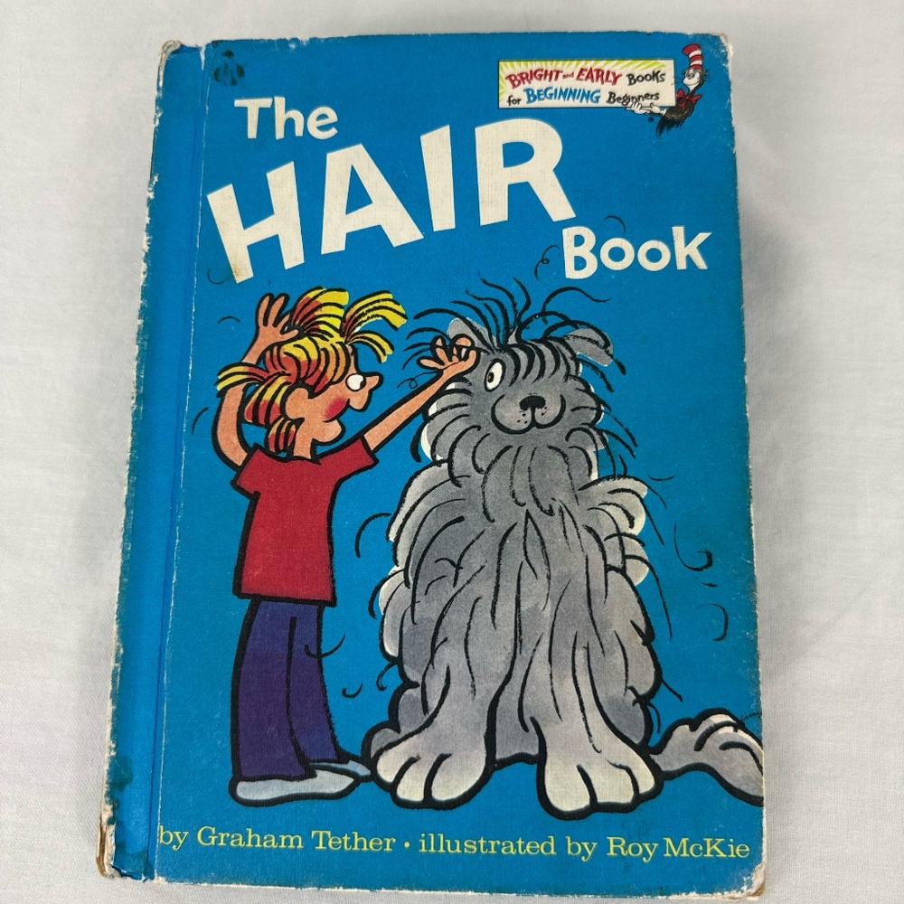 1979 "The Hair Book" Beginner Children's Book by Graham Tether